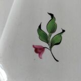 Antique KG Lunéville trivet – Hand-decorated floral design