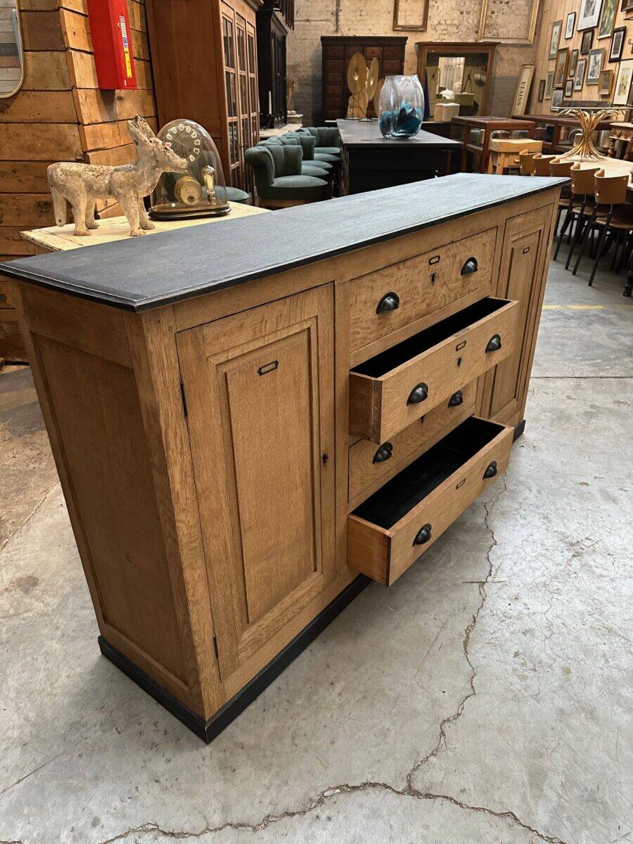 Workshop furniture from the early 20th century.