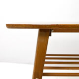 Vintage coffee table with magazine rack