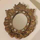 Lead mirror by Irena Jaworska, 1960s