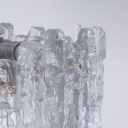 Ice Glass Chandelier by J. T. Kalmar for Kalmar Franken KG, 1960s