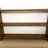 Brutalist wooden shelf