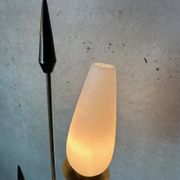 Lampadaire en laiton vintage – Lunel