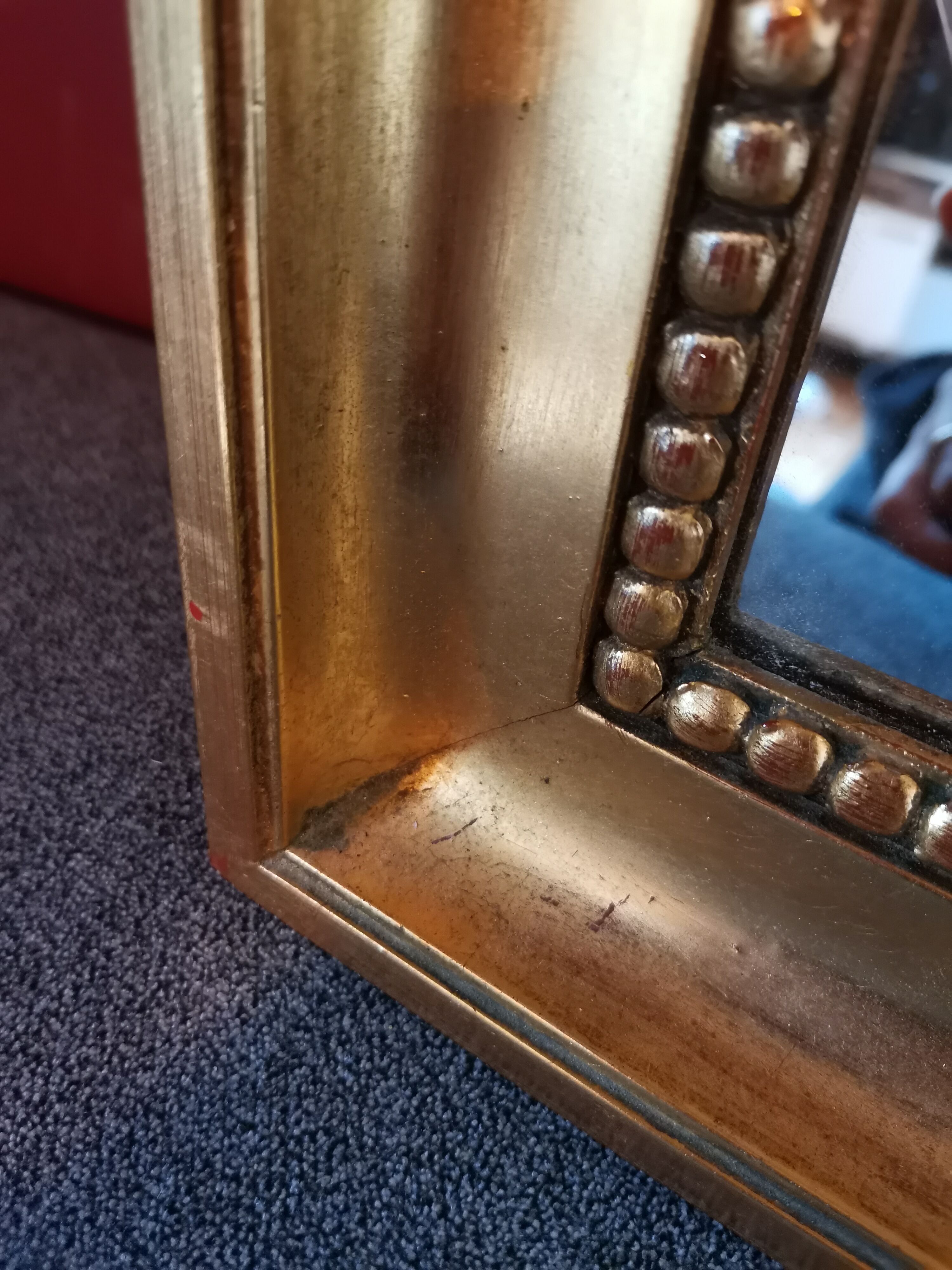 Miroir trumeau tableau, 85x33 cm