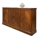 Early 20th-century oak hardware counter