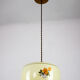Vintage glass pendant light