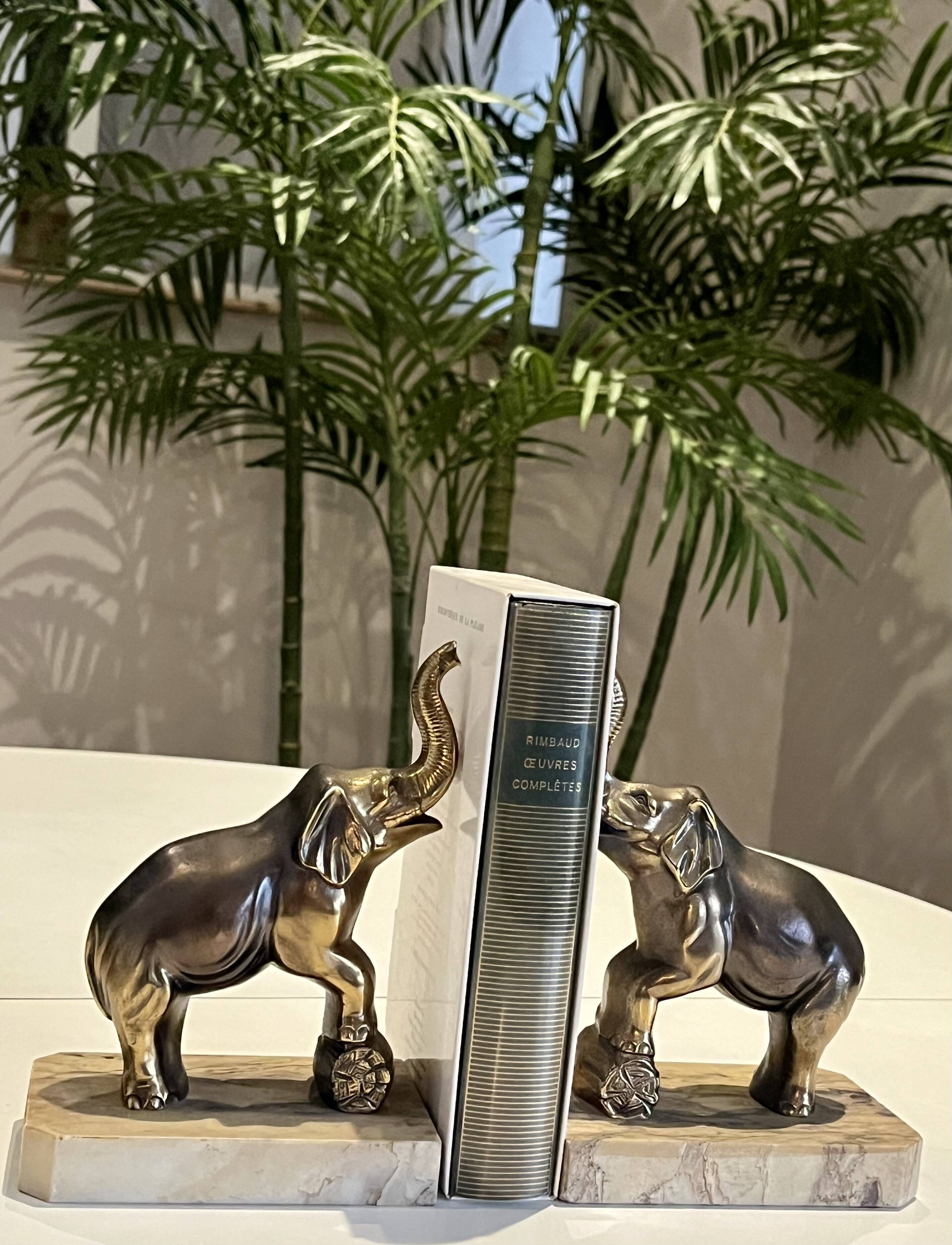 Elephant bookends - Art Deco - Very good condition
