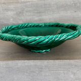 Large glazed ceramic platter from Vallauris