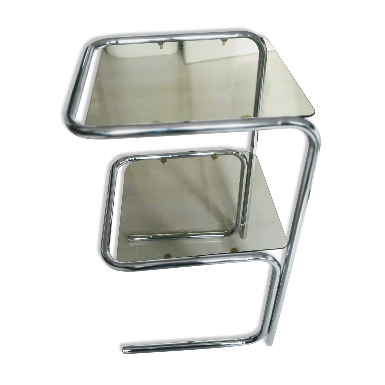 Smoked glass chrome harness