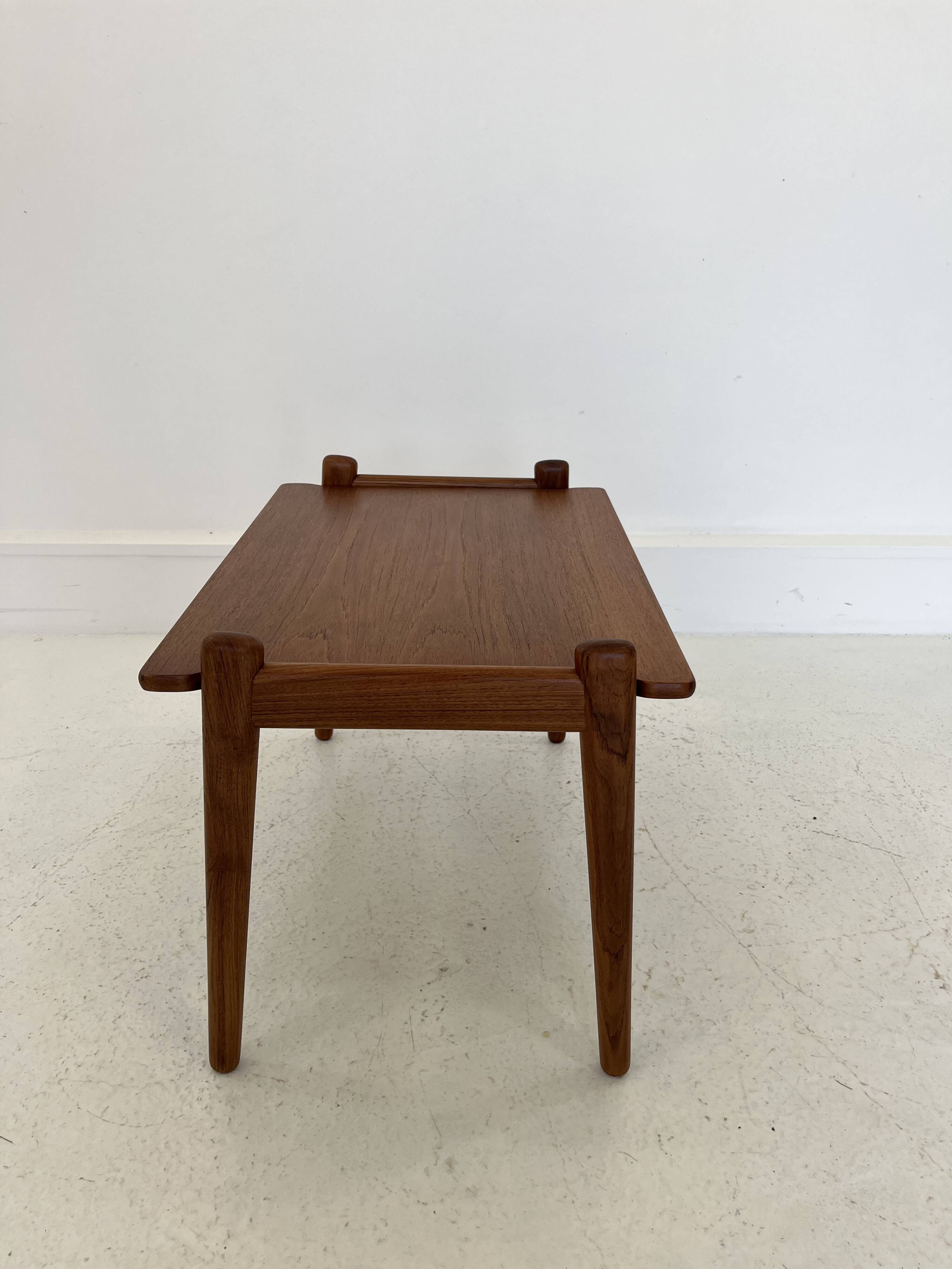 Mid-Century Teak Side Table by Fredrik A. Kayser for Vatne, Norway, 1960s