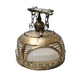 Amsterdamse School / hanging lamp / copper 1920s / Johanna van Eijbergen