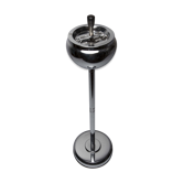 Ashtray on foot art deco chrome