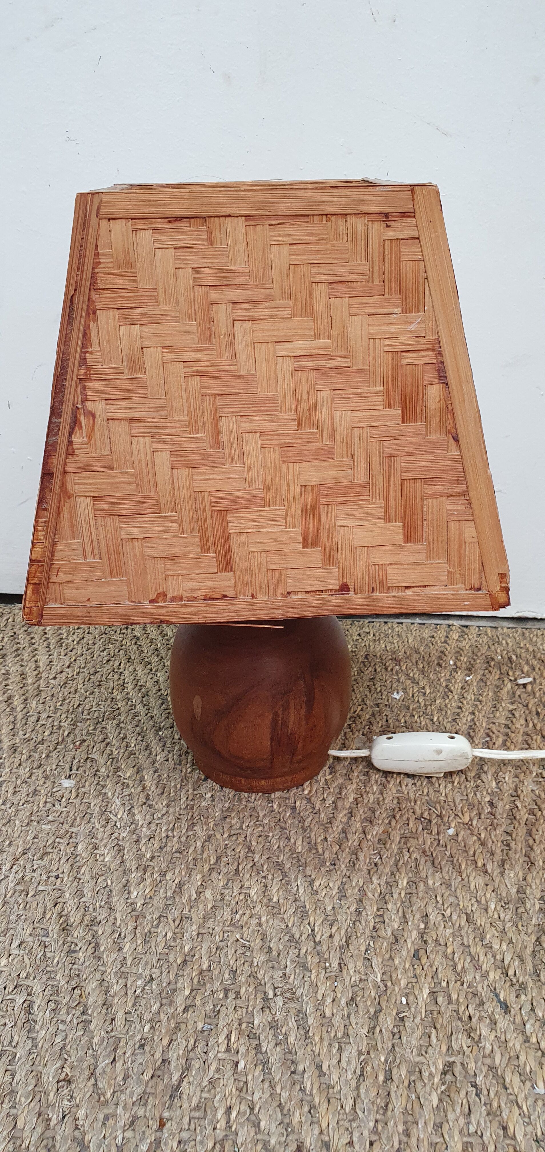 Bedside lamp Reunion Island 1970