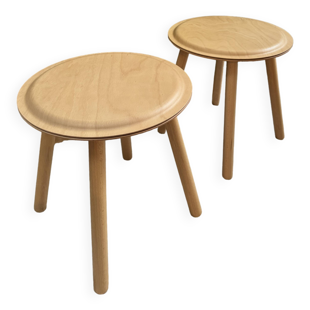 Ikea Stool Side Table Lisa Norinder For IKEA Benjamin Bent Plywood