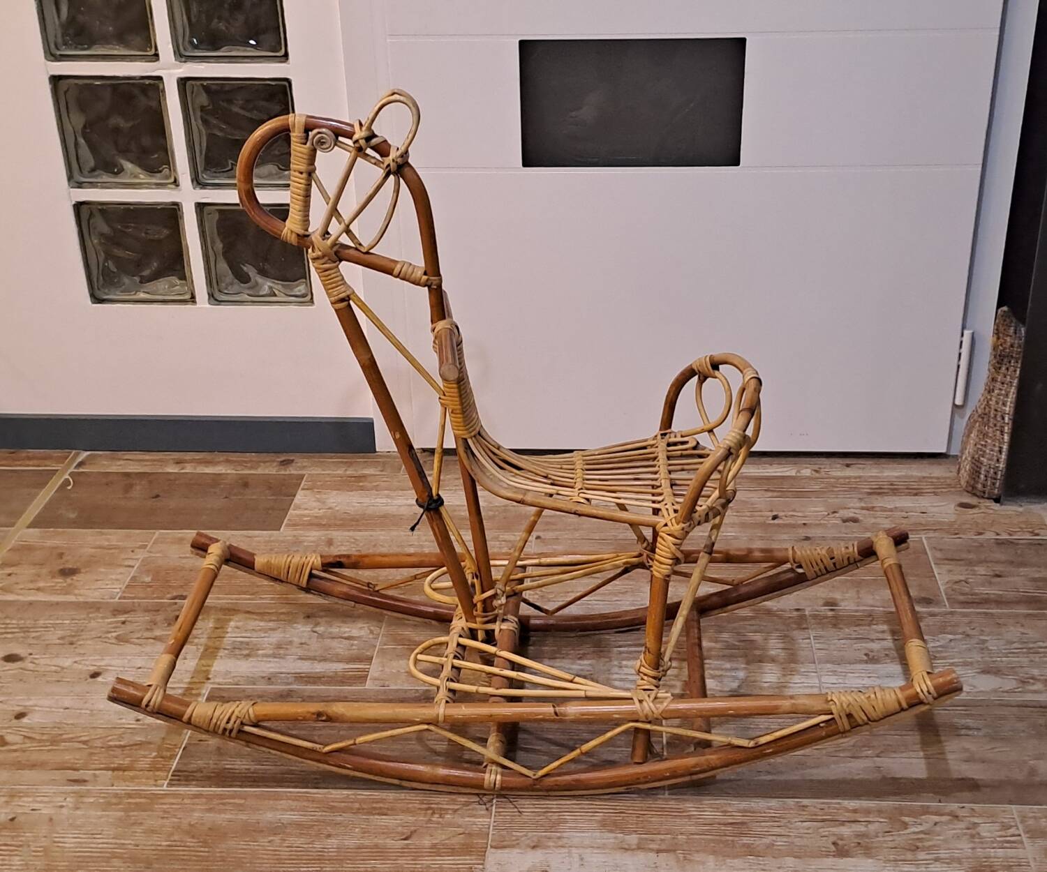 Rattan Rocking Horse
