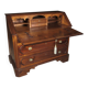Bureau abattant noyer massif post-1850