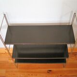 Metal wall string shelf