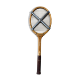 Raquette de tennis ancienne en bois