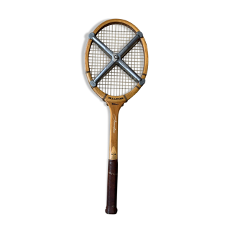 Antique wooden tennis racket