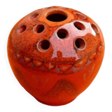 Centerpiece vase flower pick glazed ceramic