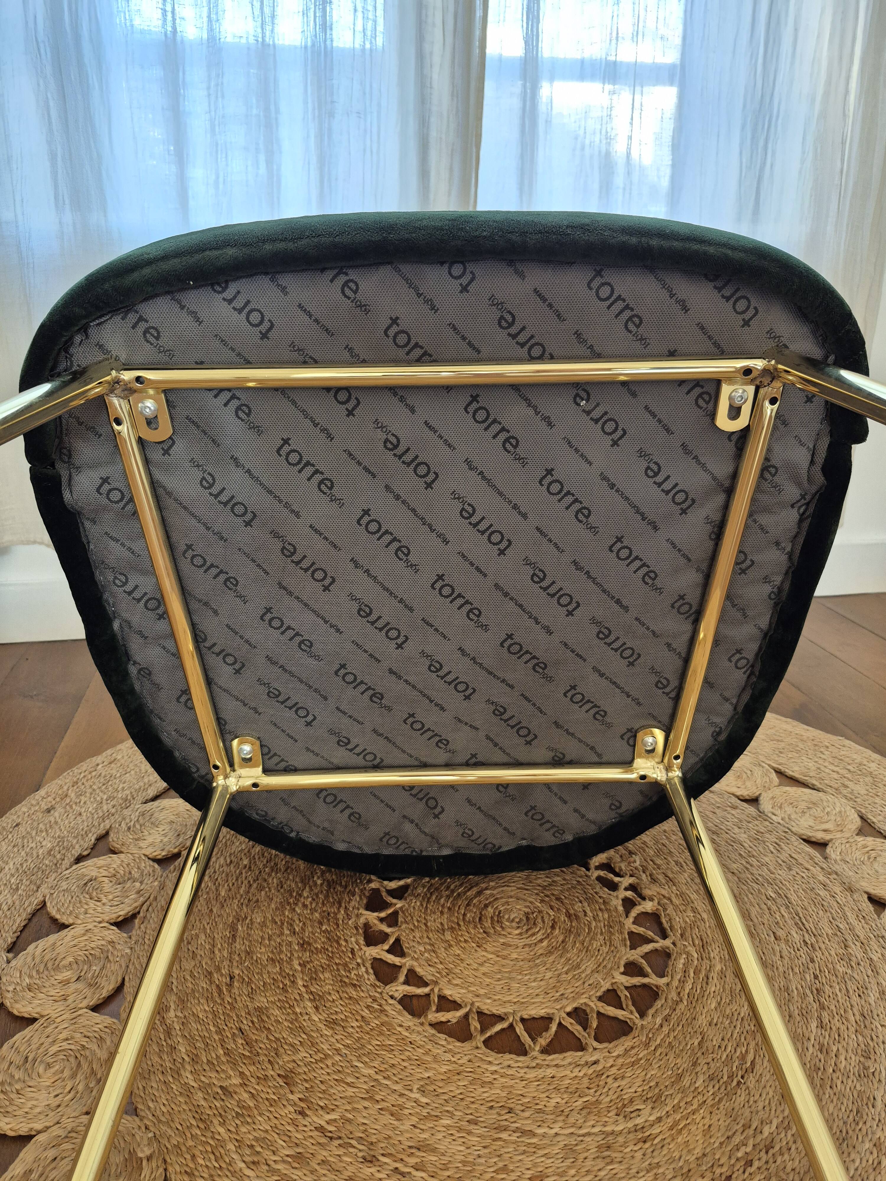 Fauteuil design italien torre 1961 – modèle da vinci 02 – velours vert