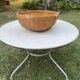 Panier rond en bambou asiatique