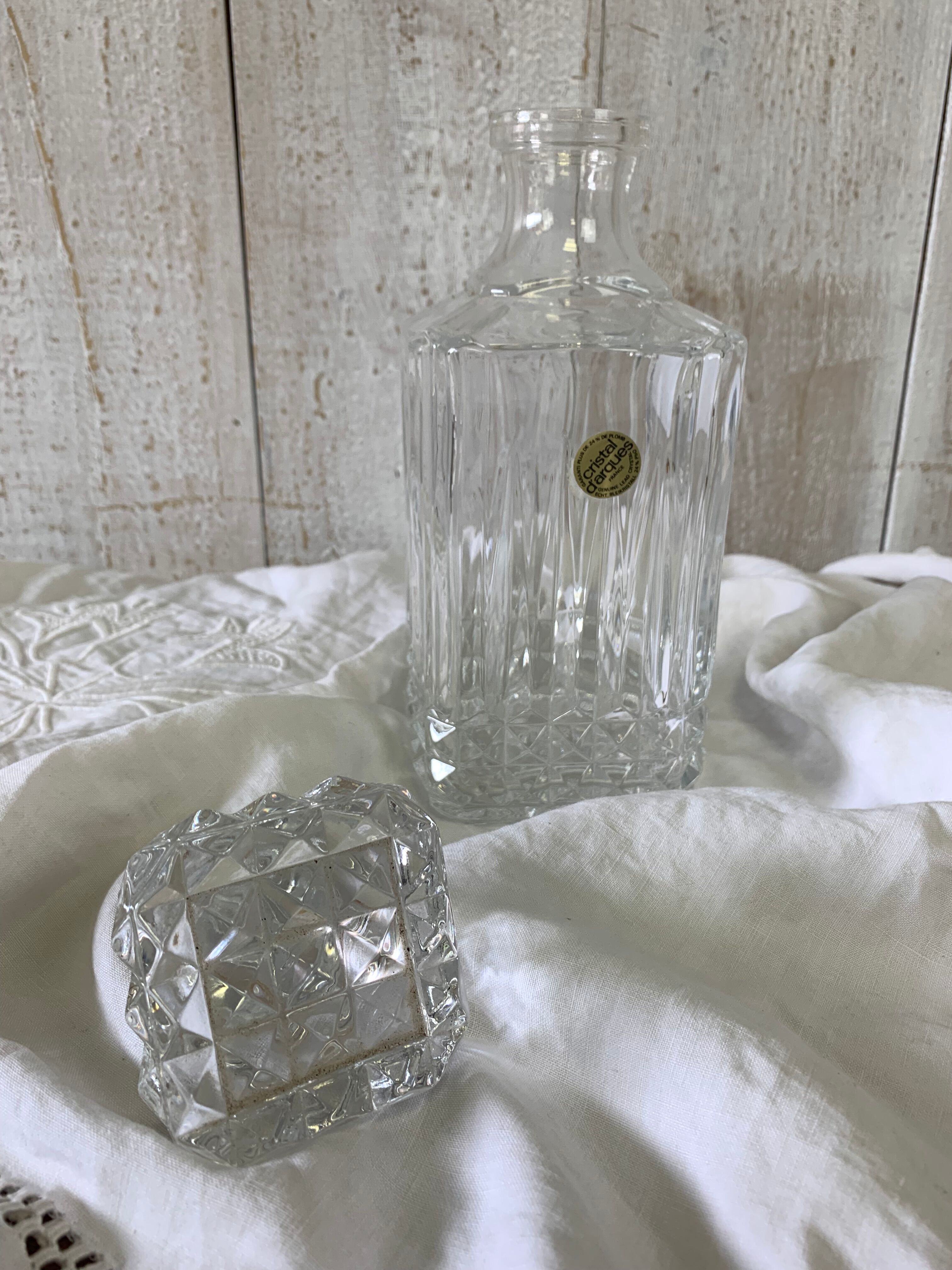 Crystal whisky decanter