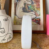 Round vintage ceramic vase