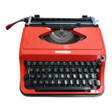 Underwood 130 orange typewriter