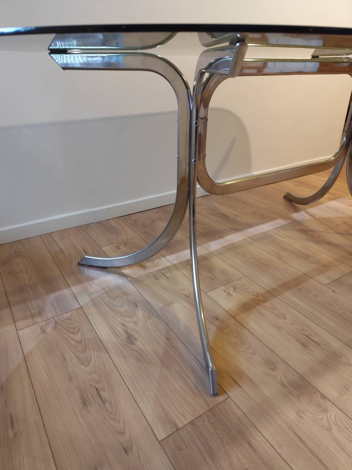 Vintage glass table
