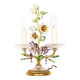 Incredible large gilt and crystal Floral table lamp by Palwa