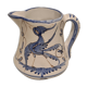 Moustier milk pot decorating blue birds