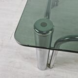 Table basse chromée vintage