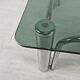 Vintage chrome coffee table
