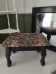 Small vintage tapestry footstool.