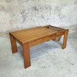 Table basse vintage en bois