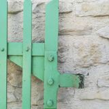 Riveted plain iron gate