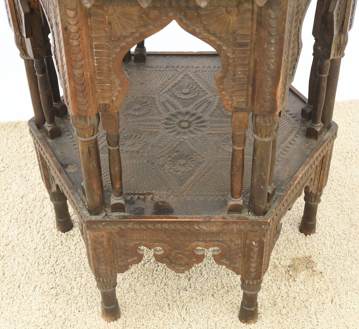 Eastern pedestal table