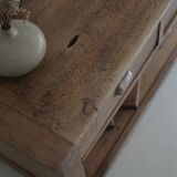 Old trading counter in solid oak – 19th century trade furniture