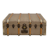 Old suitcase travel trunk early 1900s