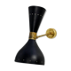 Pair wall light black diabolo