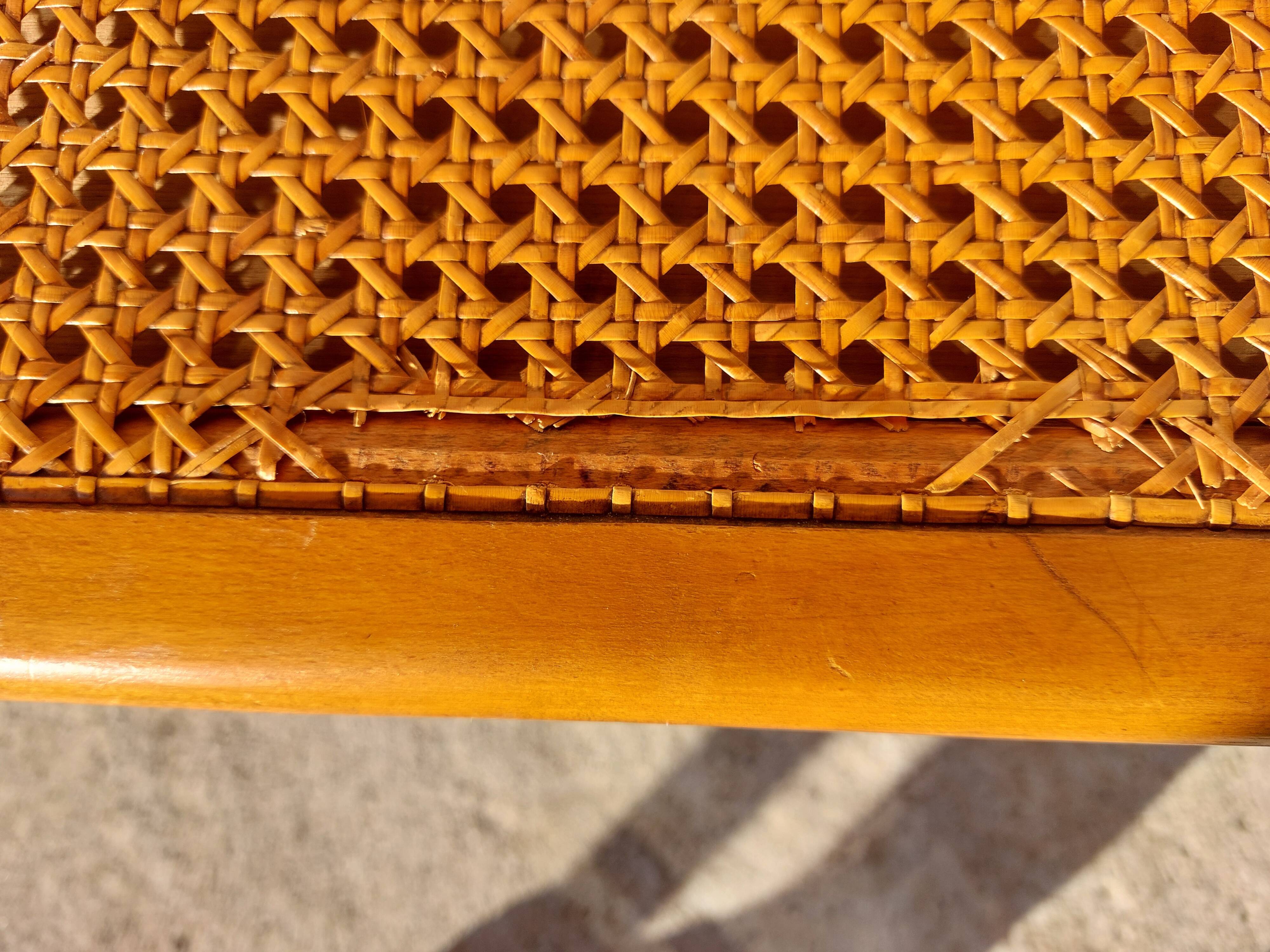 pair of caned chairs, Stella brand