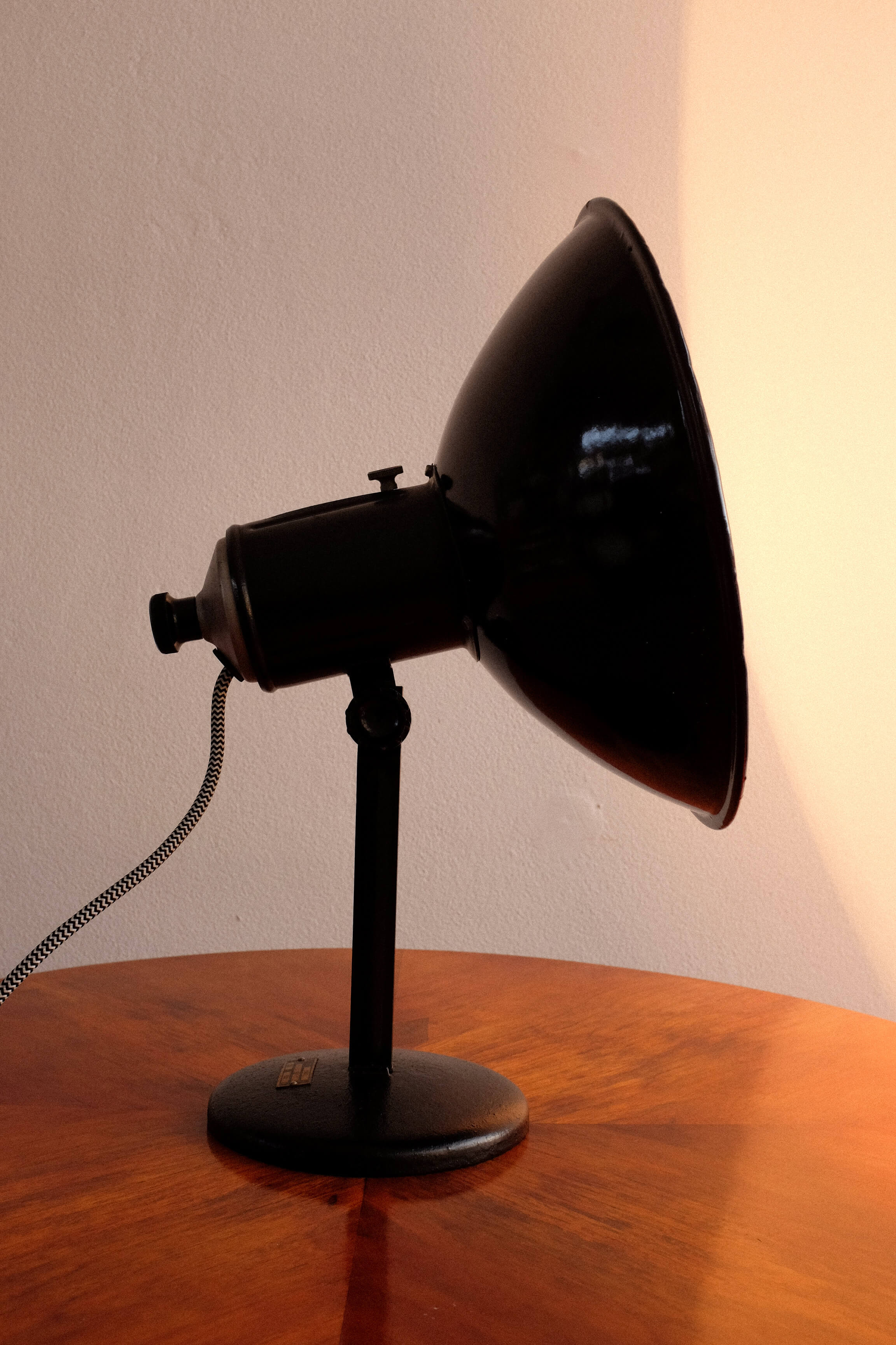 Industrial Czechoslovakian Adjustable Table Lamp, 1960s