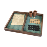 Old backgammon game