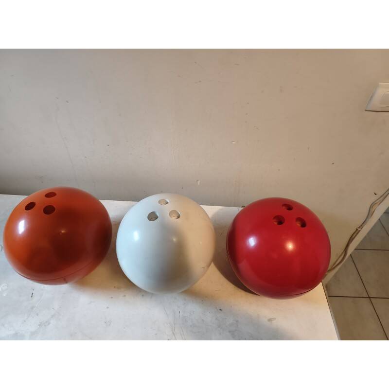 3 bowling balls: 70s ice cube trays