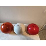 3 bowling balls: 70s ice cube trays
