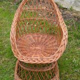 Rattan armchair