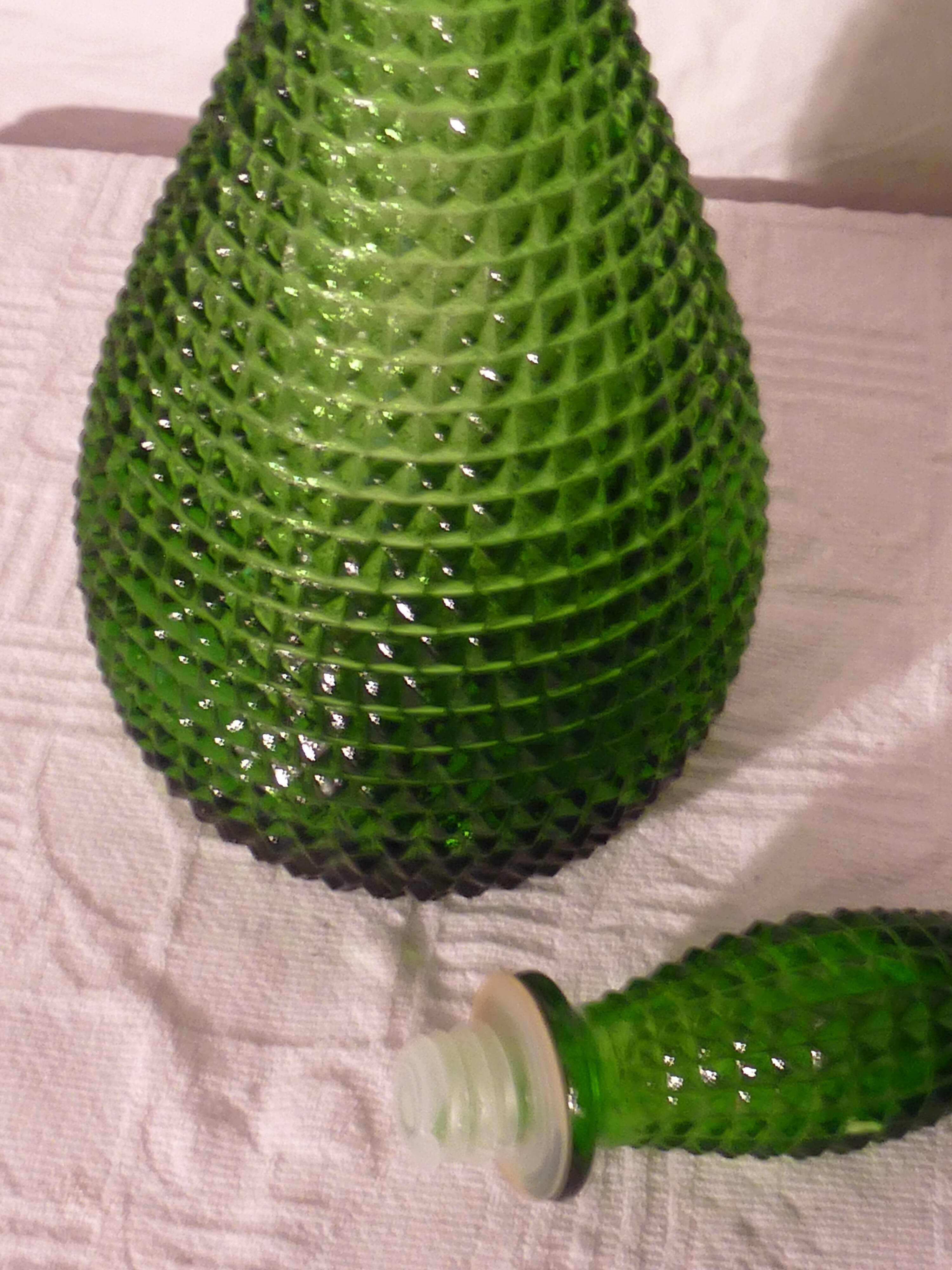 bottle Empoli Italian glassware year 60