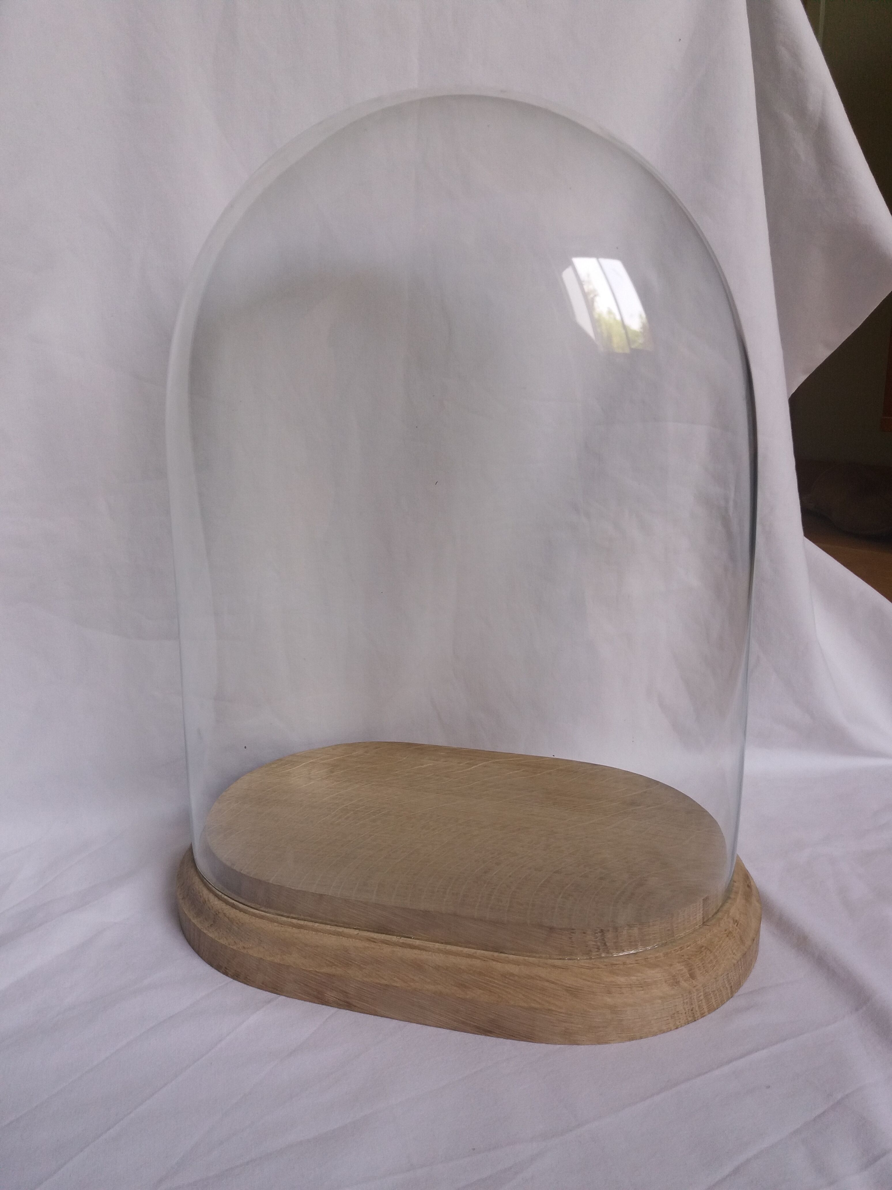 Napoleon III wedding globe with oak base