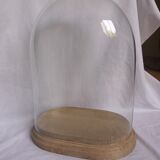 Napoleon III wedding globe with oak base